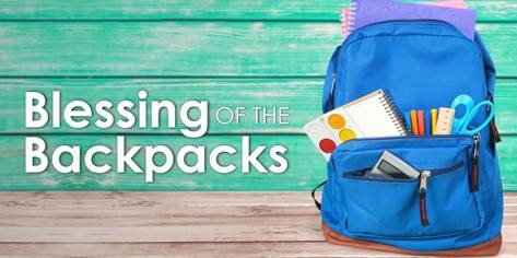 Blessing of the Backpacks and Presentation of Story Bibles