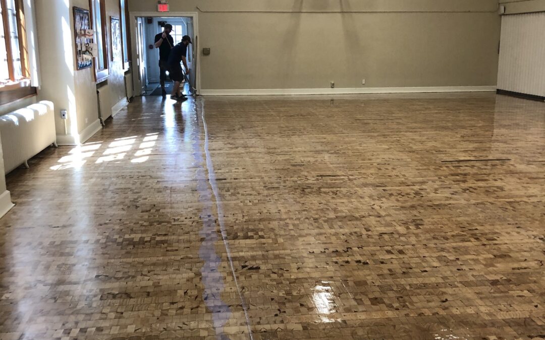 Gym Floor Strip and Refinish
