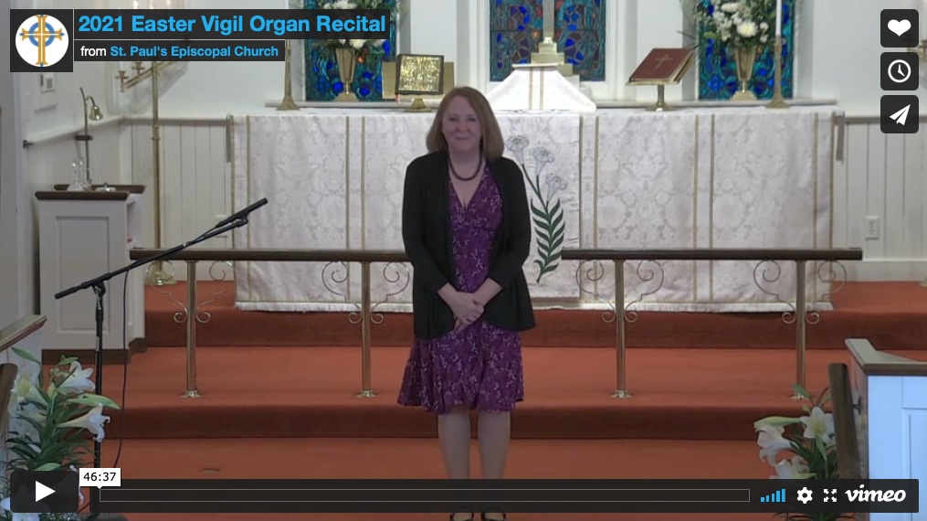 Easter Vigil Organ Recital