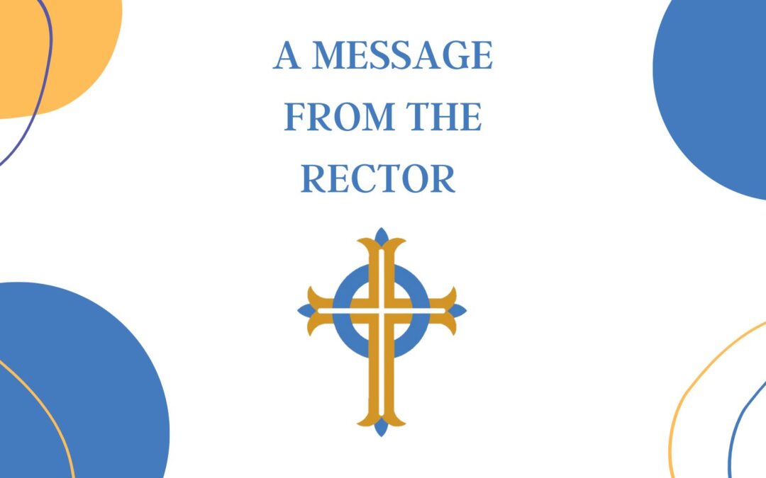 A Message from the Rector