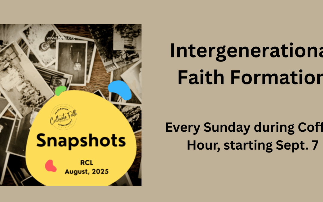 Intergenerational Faith Formation