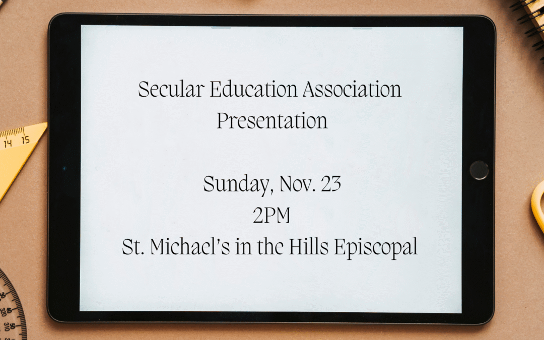 Secular Education Association Presentation