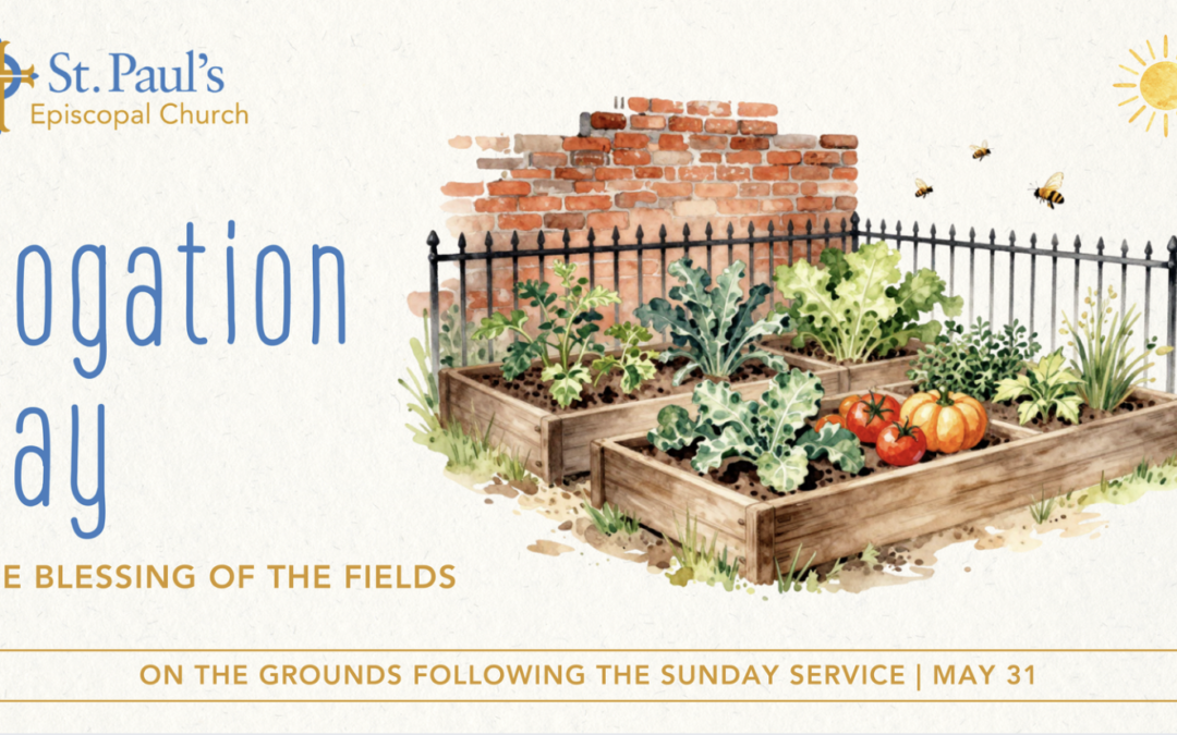 Rogation Day and the blessing of the fields on the grounds